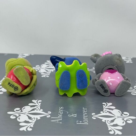 Lit’l Woodzeez Bobbleez Flocked Material Figure Bundle - Picture 9 of 9